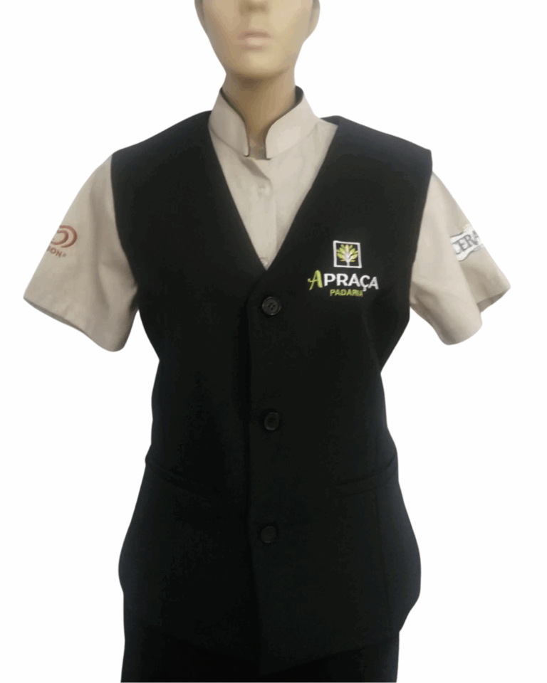 01 CJ CXA FEM camisa gola padre calça social e colete