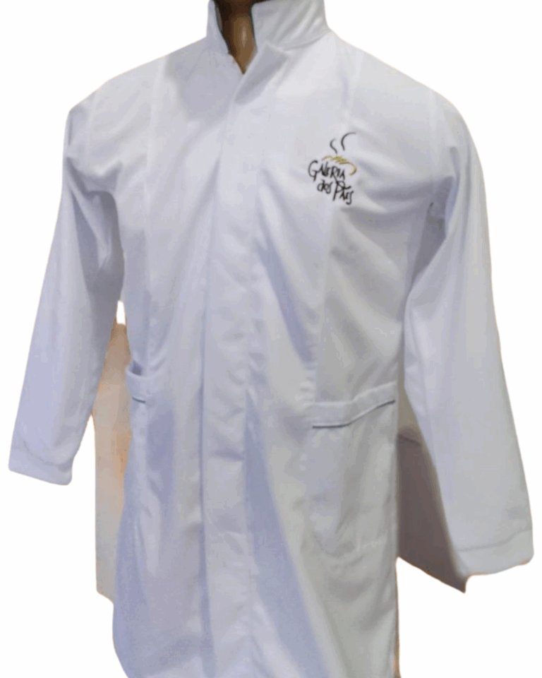 01 JALECO NUTRIÇÃO COM ZIPER