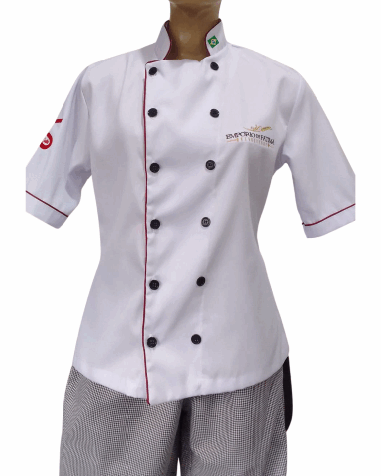 05 CAMISA CHEF FEM M_C CALÇA XADREZ